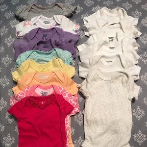 Preemie bodysuits